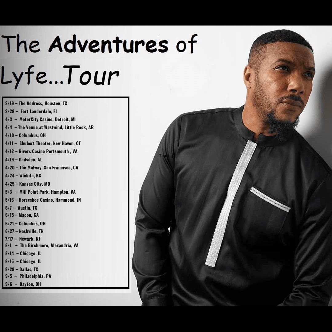 Lyfe Jennings The Adventures of Lyfe Tour Tour Poster 2026